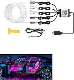 Las Mejores Luces Ambientales para Coche: Comparativa de Marcas
