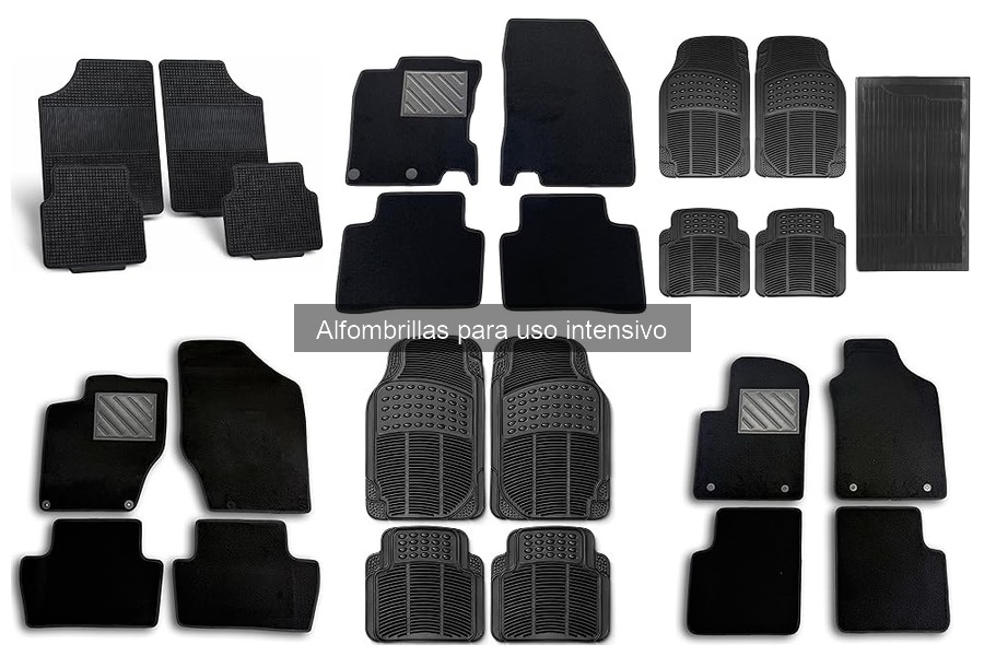 Alternativas a alfombrillas de uso intensivo para coche