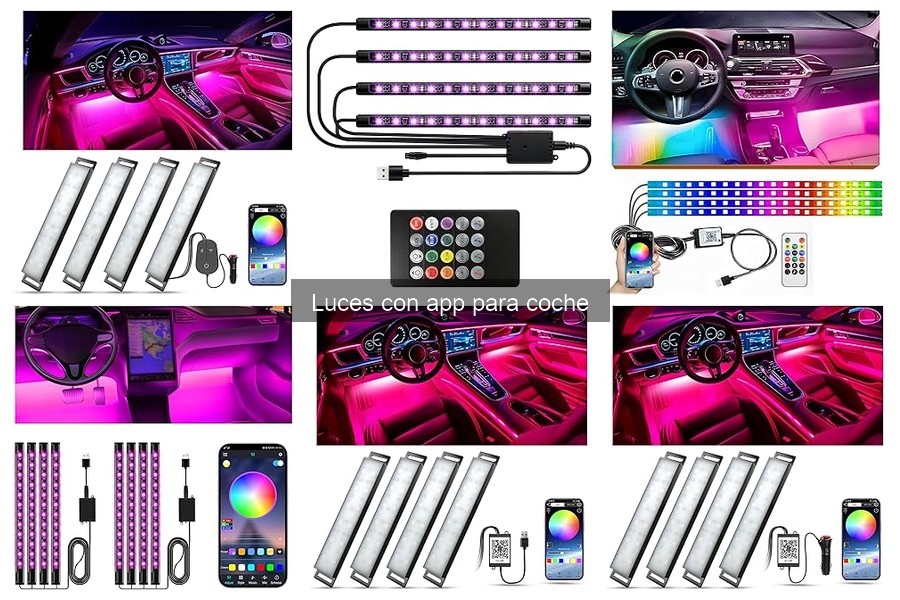 Alternativas a las luces con app para coche: descubre opciones