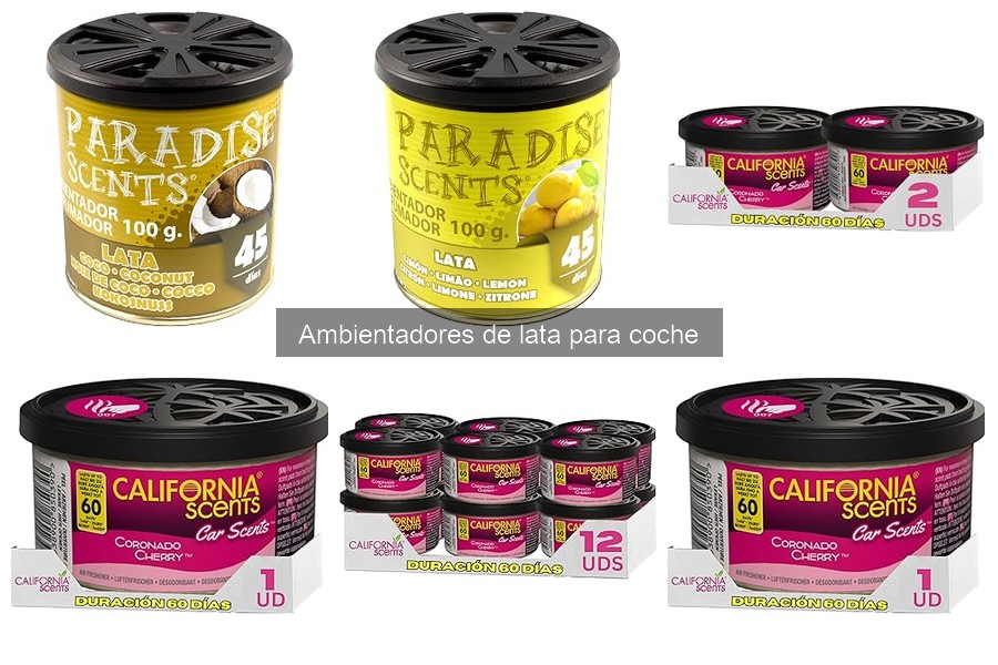 Alternativas a los ambientadores de lata para coche