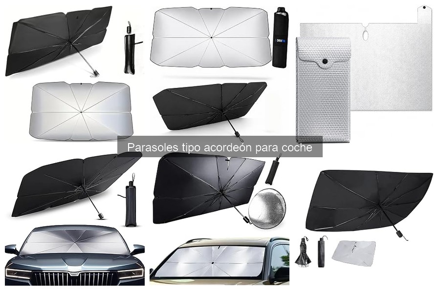 Alternativas a los parasoles tipo acordeón para coche