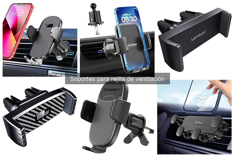 Alternativas a los soportes para rejilla de ventilación