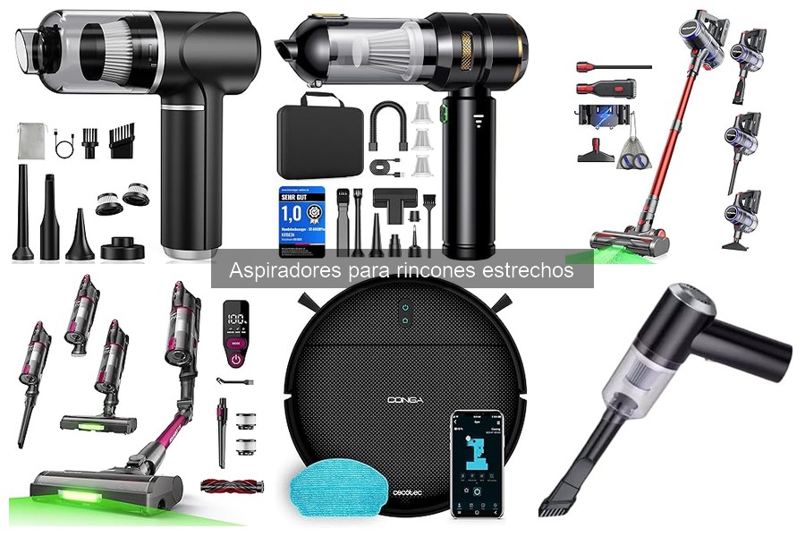 Cómo usar un aspirador para rincones estrechos eficazmente