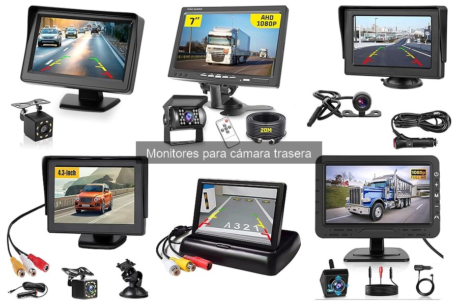 Comparativa de Monitores para Cámara Trasera: Mejores Marcas