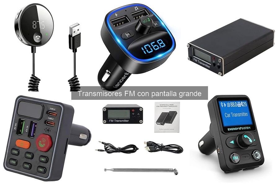 Dónde comprar transmisores FM con pantalla grande