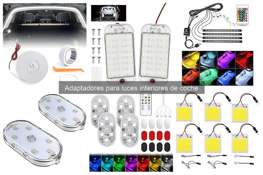 Guía de Compra: Adaptadores para Luces Interiores de Coche
