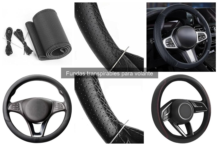 Instrucciones para instalar una funda transpirable en el volante