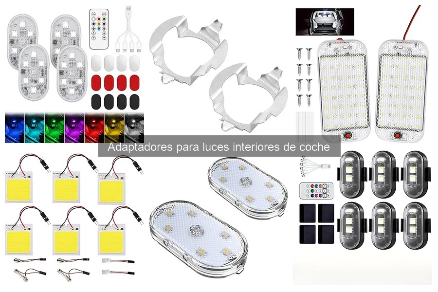 Mantenimiento de adaptadores para luces interiores de coche