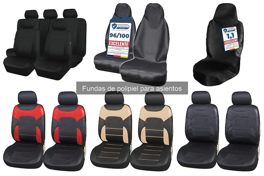 Mejores fundas de polipiel para coches familiares en 2023