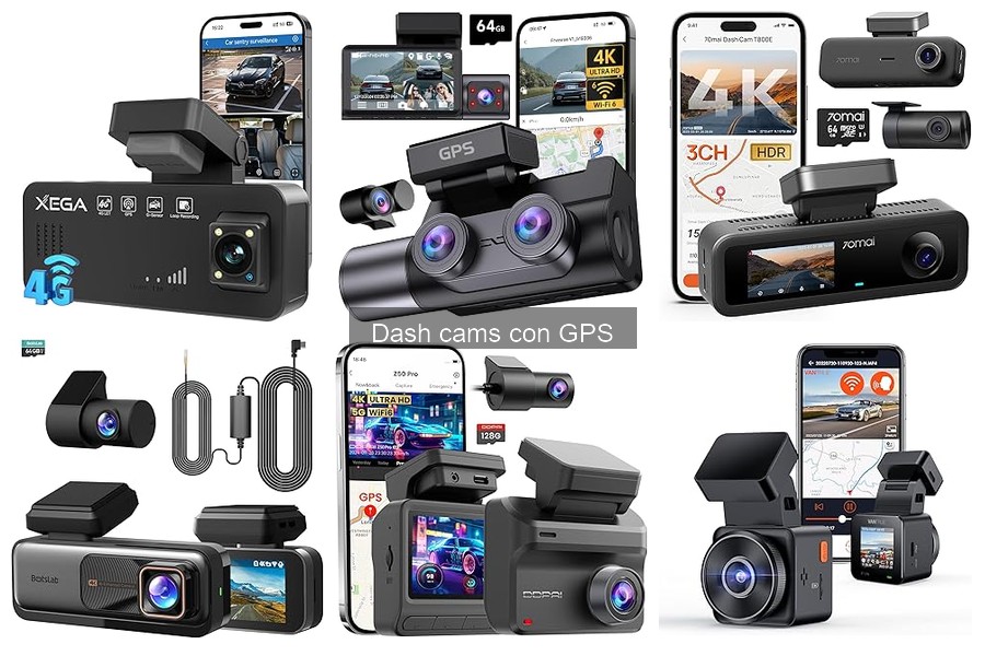 Mejores marcas de dash cams con GPS: fiabilidad y opinión