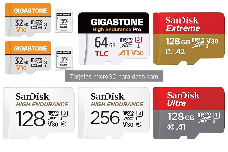 Mejores tarjetas microSD para dash cams en 2023