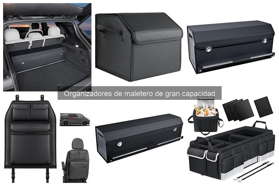 Opiniones reales sobre organizadores de maletero de gran capacidad
