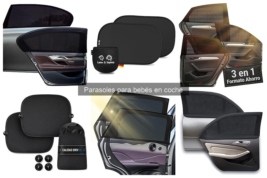 Precio promedio de parasoles para bebés en coche