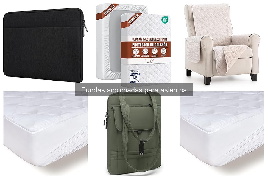 Tipos de fundas acolchadas para asientos de coche